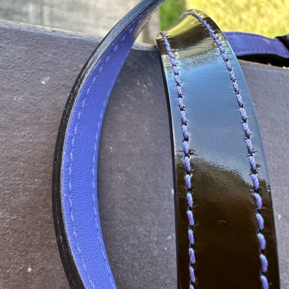Coach 2005 Signature Patchwork Suede, Leather Canvas Satchel VINTAGE - Picture 10 of 16